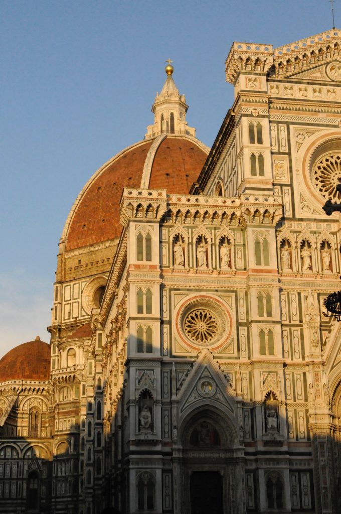 partial view of the Duomo in Florence, Tuscany, Italy, travel photo journal of M A Clarke Scott author